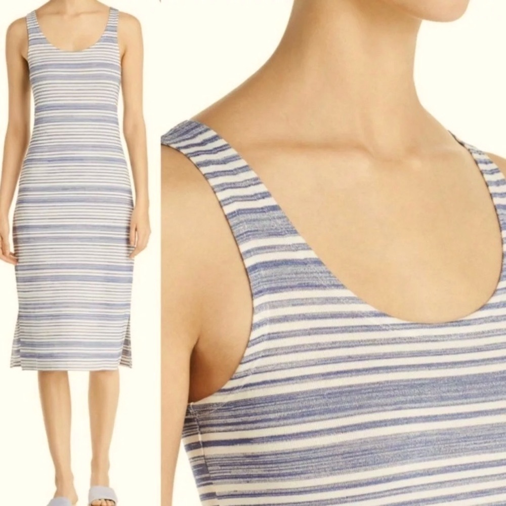 Lysse NEW Mulholland Striped MIDI Tank Dress